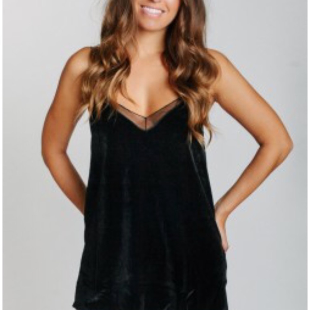 Free people velvet cami